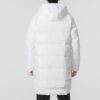 Chaqueta larga de plumas “blanca”