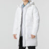 Chaqueta larga de plumas “blanca”