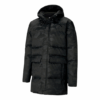 Chaqueta larga de plumas de camuflaje “negra”