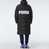Chaqueta larga de plumas oversize “Negro y blanco”