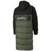 Chaqueta larga de plumas oversize “Verde Negro”