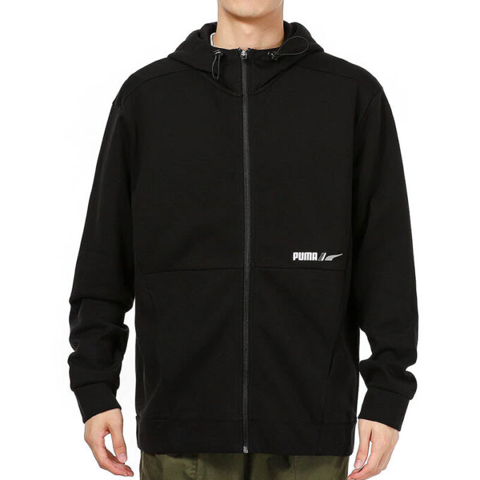 Chaqueta lisa de manga larga “negra”