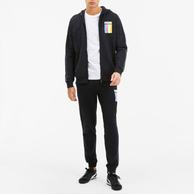 Chaqueta negra con cremallera completa Celebration