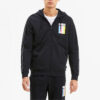 Chaqueta negra con cremallera completa Celebration