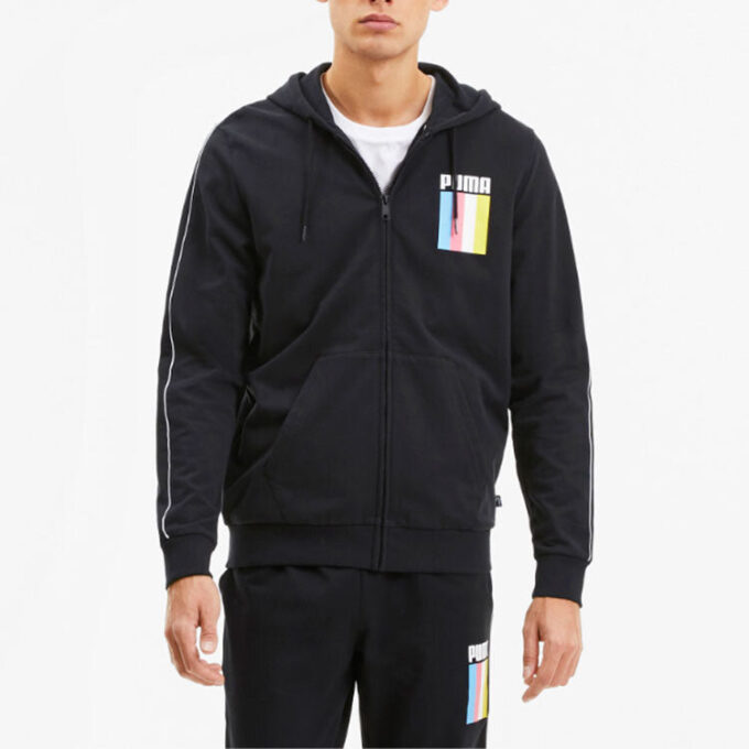Chaqueta negra con cremallera completa Celebration