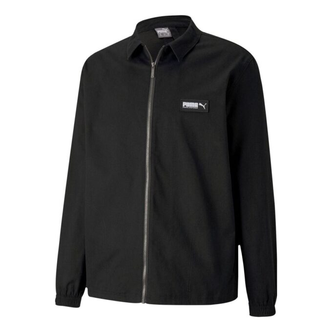 Chaqueta negra con el logotipo de Nu-tility