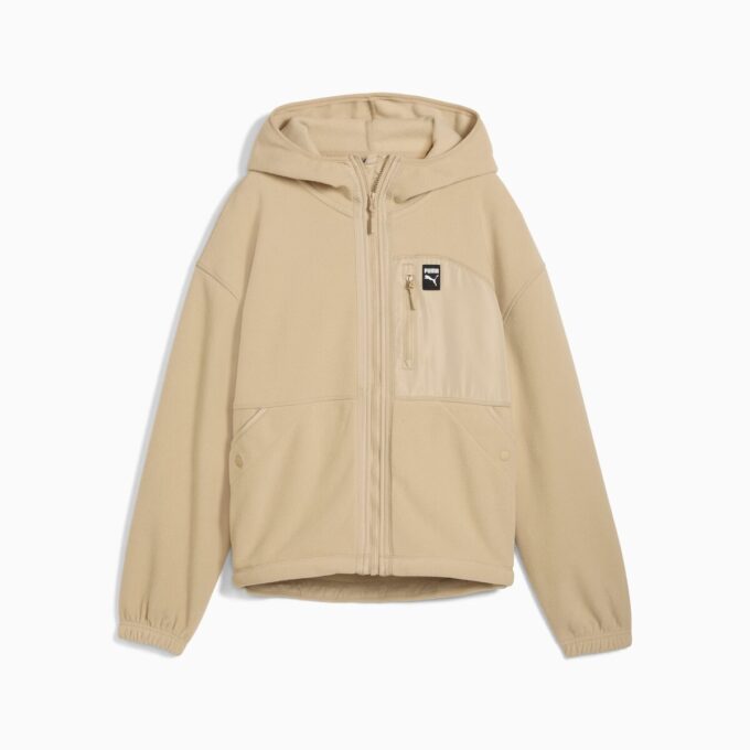 Chaqueta polar con capucha para mujer Chaqueta polar con capucha para mujer