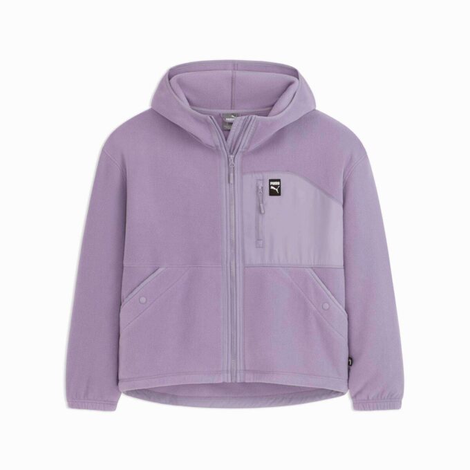 Chaqueta polar con capucha para mujer Chaqueta polar con capucha para mujer