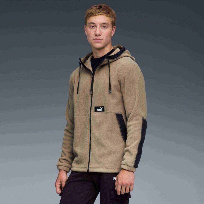 Chaqueta polar con capucha y aislamiento para hombre Chaqueta polar con capucha y aislamiento para hombre