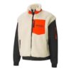 Chaqueta polar Sherpa PUMA x Attempt “Beige, negro y naranja”