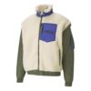 Chaqueta polar Sherpa PUMA x Attempt “Beige, verde y azul”