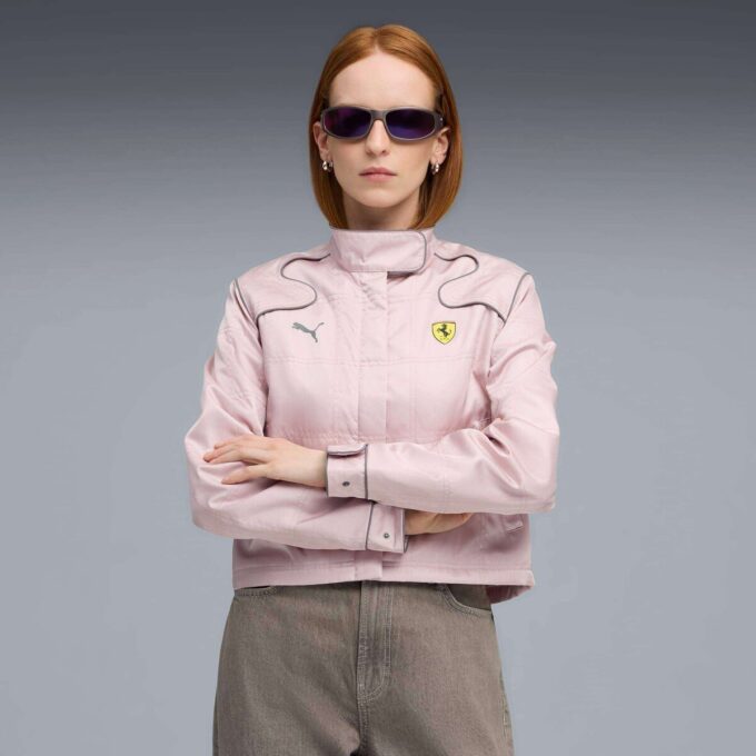 Chaqueta premium para mujer de la Scuderia Ferrari Chaqueta premium para mujer de la Scuderia Ferrari