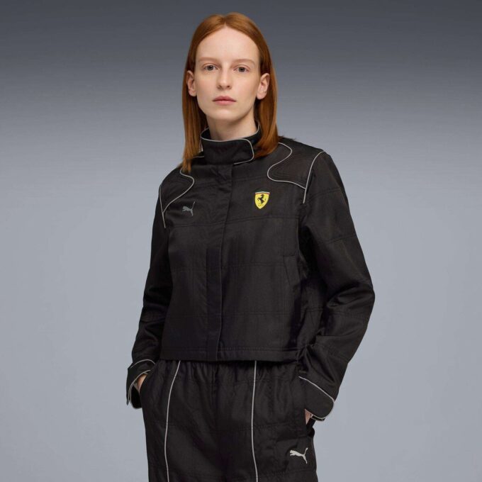Chaqueta premium para mujer de la Scuderia Ferrari Chaqueta premium para mujer de la Scuderia Ferrari