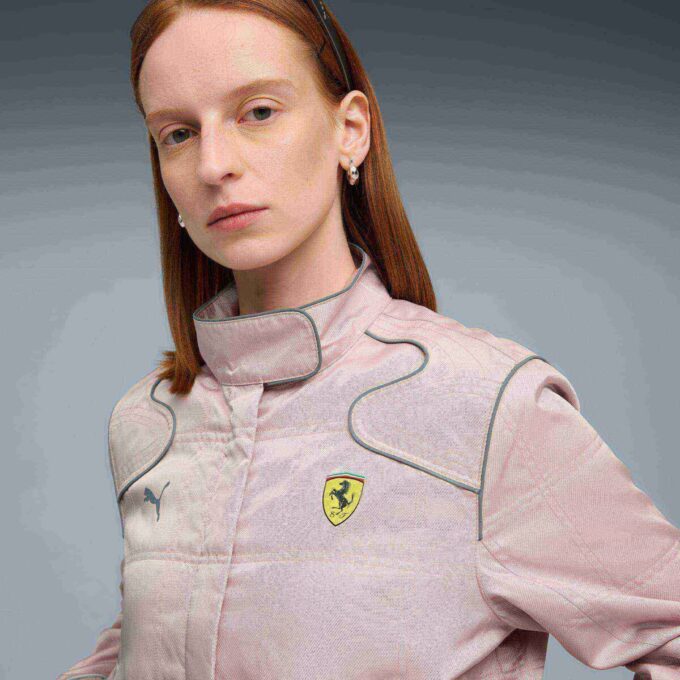 Chaqueta premium para mujer de la Scuderia Ferrari Chaqueta premium para mujer de la Scuderia Ferrari