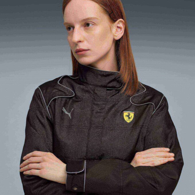 Chaqueta premium para mujer de la Scuderia Ferrari Chaqueta premium para mujer de la Scuderia Ferrari