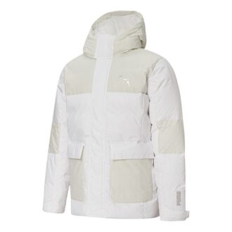 Chaqueta protectora de plumón “Blanco Beige”