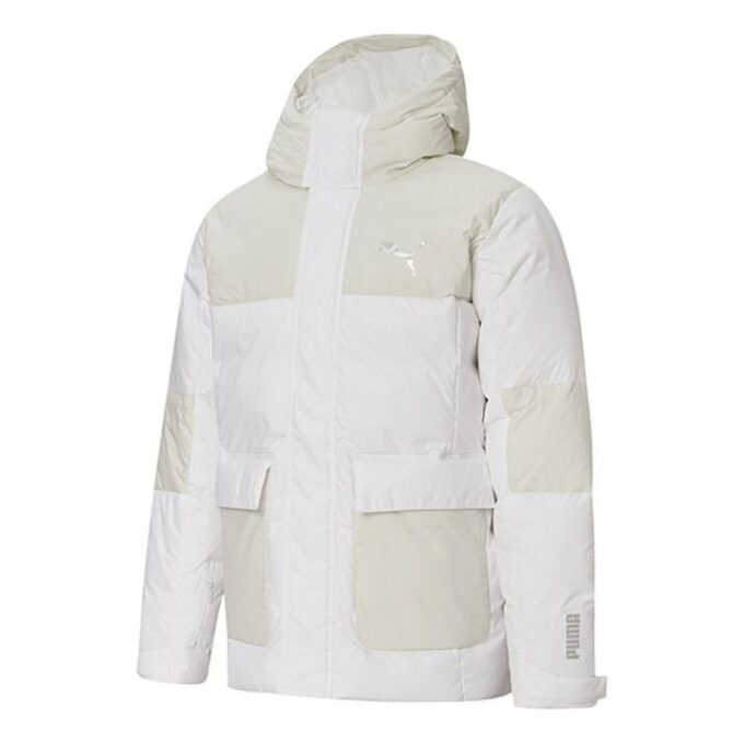 Chaqueta protectora de plumón “Blanco Beige”