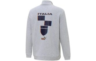 Chaqueta PUMA Ftbl Culture de la FIGC de Italia, color gris