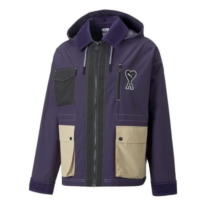 Chaqueta PUMA x Ami “Morada”