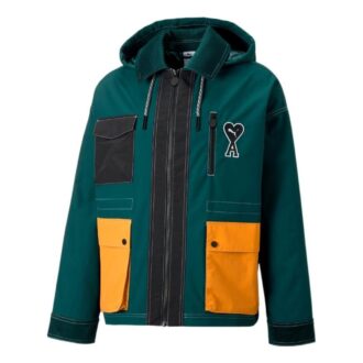 Chaqueta PUMA x Ami “Verde”