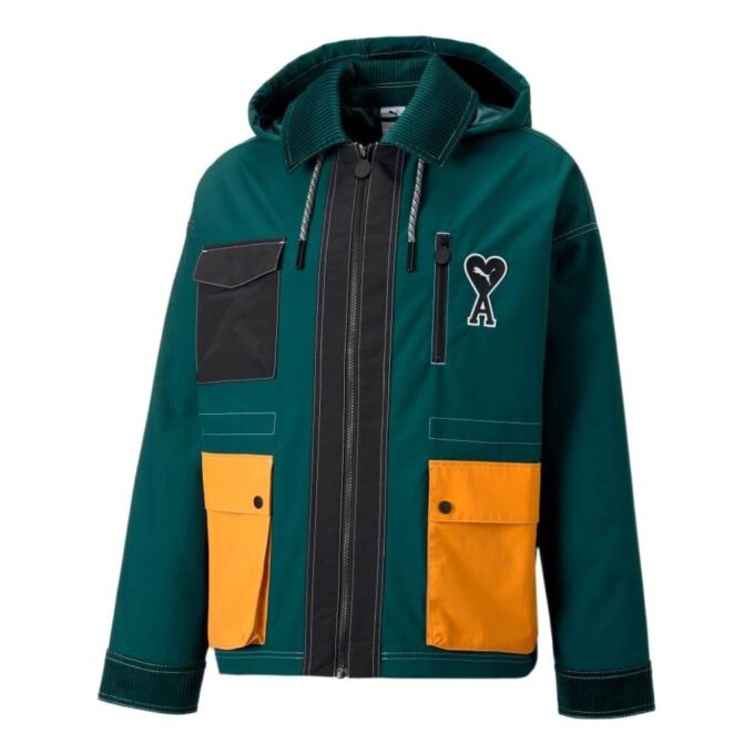 Chaqueta PUMA x Ami “Verde”