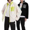Chaqueta Sherpa con bolsillo de parche “Blanca”