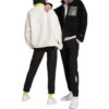 Chaqueta Sherpa con bolsillo de parche “Negra”