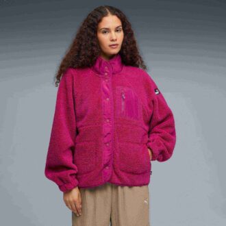 Chaqueta Sherpa de forro polar para mujer