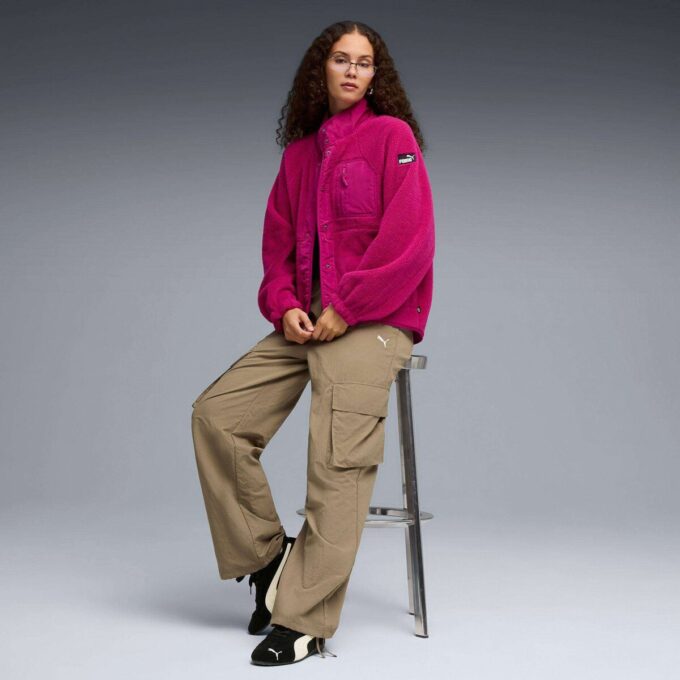 Chaqueta Sherpa de forro polar para mujer Chaqueta Sherpa de forro polar para mujer
