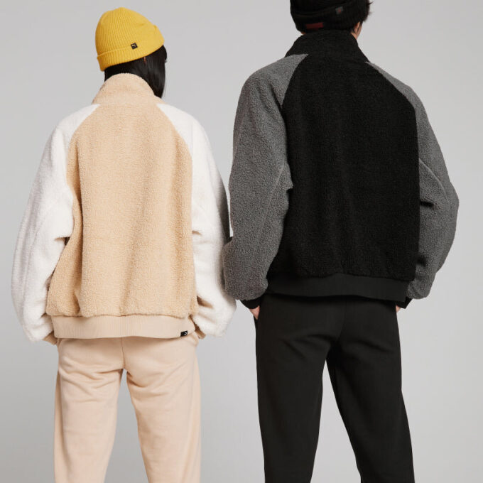 Chaqueta Sherpa Manga Reglan “Negra”