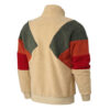 Chaqueta Sherpa Retro Block “Marrón Rojo Verde”