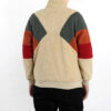 Chaqueta Sherpa Retro Block “Marrón Rojo Verde”