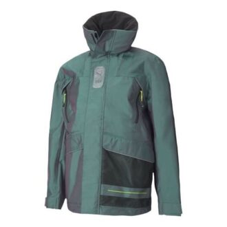 Chaqueta Tech Stormcell de PUMA x Helly Hansen “Verde y negro”