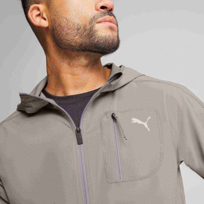Chaqueta tejida de entrenamiento para hombre
