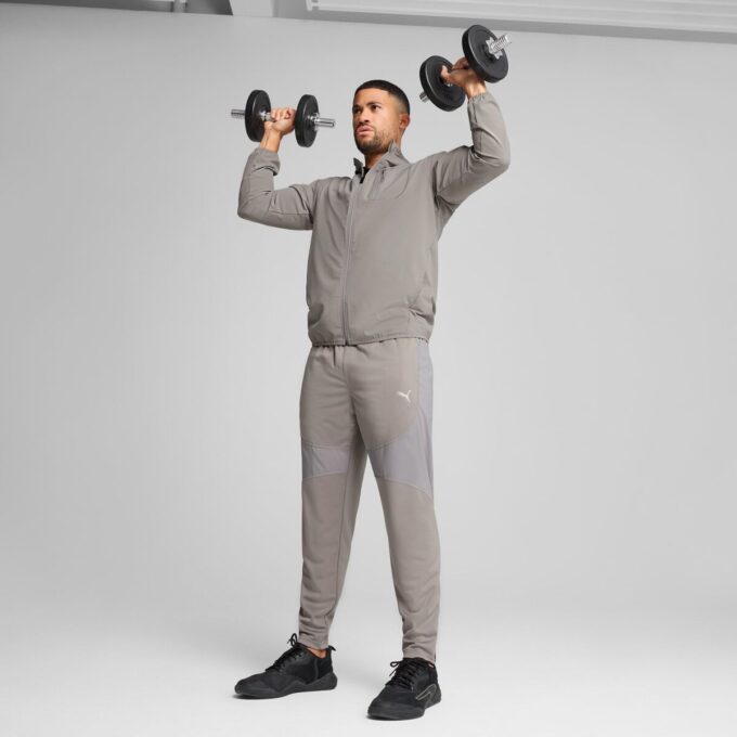 Chaqueta tejida de entrenamiento para hombre