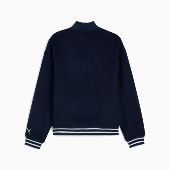 Chaqueta universitaria de baloncesto para hombre con paquete de pegatinas