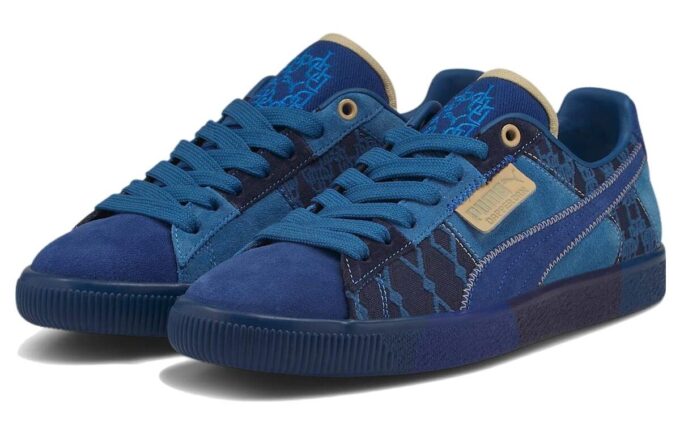 Clyde Vintage x Dapper Dan “Pasarela previa al partido – Azul”