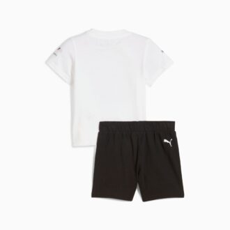 Conjunto de camiseta y pantalones cortos de 2 piezas para niños pequeños de BMW M Motorsport