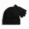 Conjunto de gorro y guantes de punto para niños Conjunto de gorro y guantes de punto para niños