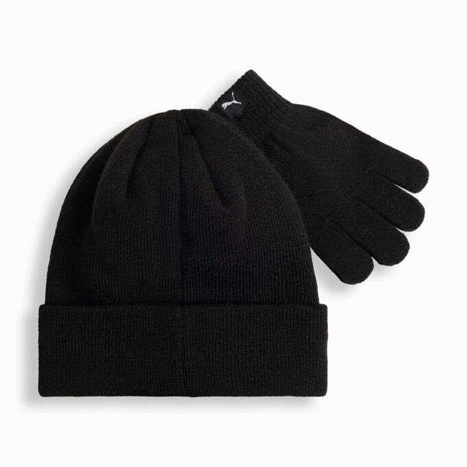 Conjunto de gorro y guantes de punto para niños Conjunto de gorro y guantes de punto para niños