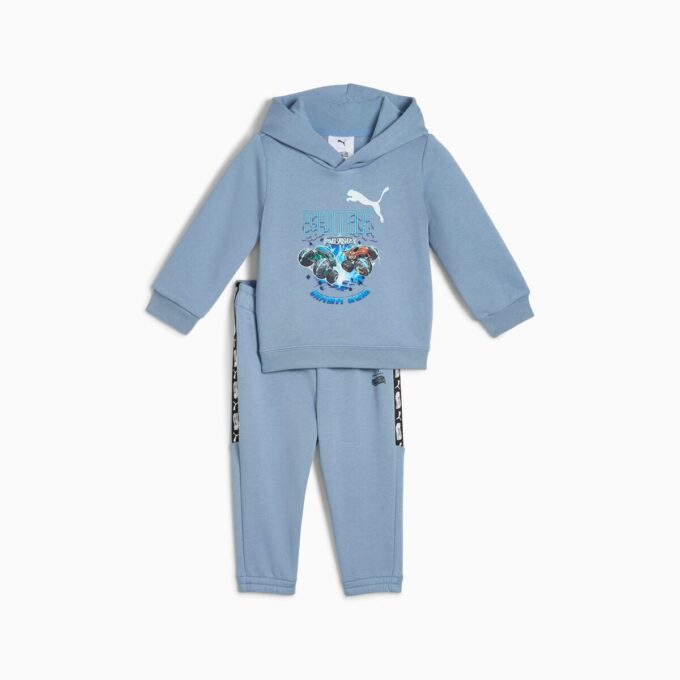 Conjunto de sudadera y pantalón deportivo para niños pequeños PUMA x HOT WHEELS™ MONSTER TRUCKS Conjunto de sudadera y pantalón deportivo para niños pequeños PUMA x HOT WHEELS™ MONSTER TRUCKS