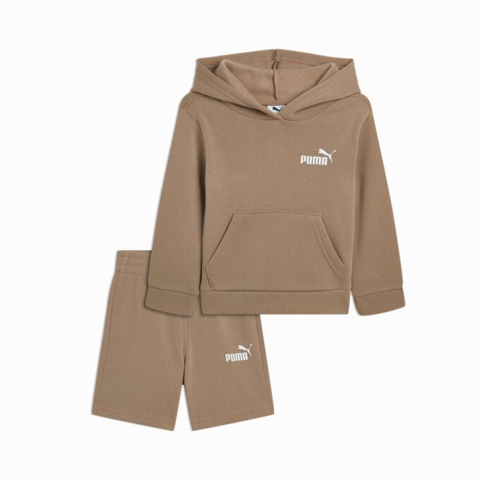 Conjuntos a juego Conjunto de sudadera con capucha y pantalones cortos de 2 piezas para niños pequeños