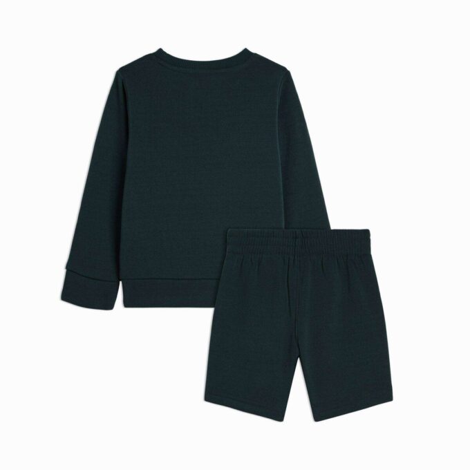 Conjuntos a juego Conjunto de sudadera y pantalones cortos de 2 piezas para niños pequeños