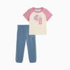 Conjuntos a juego de camiseta y joggers de polar para niños pequeños