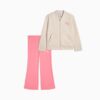Conjuntos a juego de chaqueta polar y leggings acampanados para niños pequeños Conjuntos a juego de chaqueta polar y leggings acampanados para niños pequeños