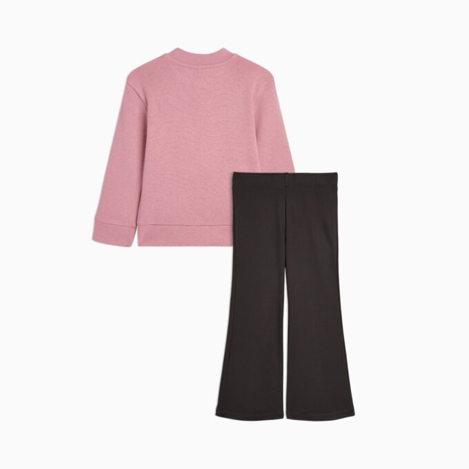 Conjuntos a juego de chaqueta polar y leggings acampanados para niños pequeños Conjuntos a juego de chaqueta polar y leggings acampanados para niños pequeños
