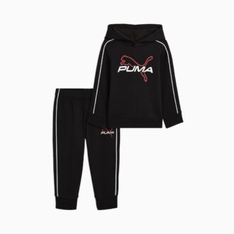 Conjuntos a juego de sudadera y joggers de algodón polar para niños pequeños