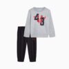 Conjuntos a juego de sudadera y joggers de algodón polar para niños pequeños Conjuntos a juego de sudadera y joggers de algodón polar para niños pequeños
