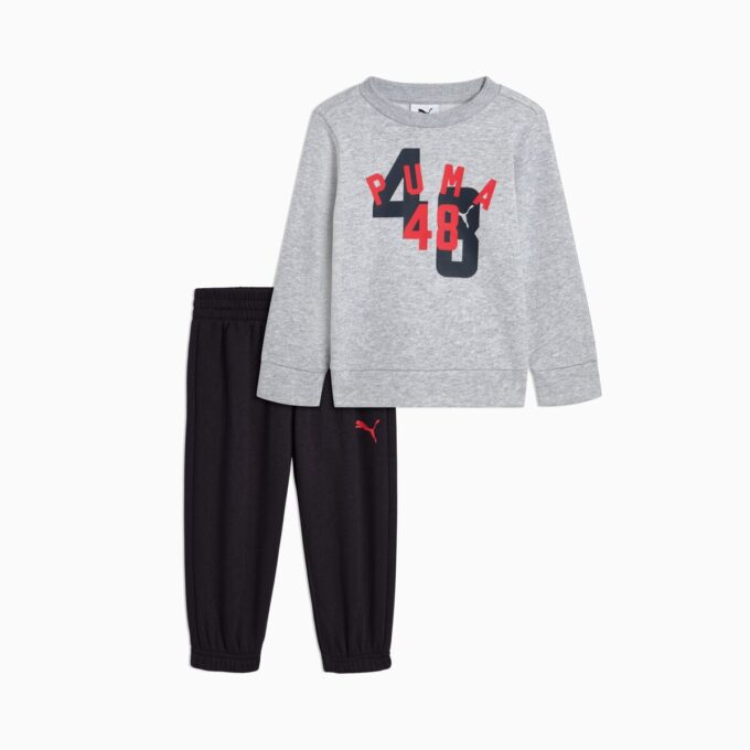 Conjuntos a juego de sudadera y joggers de algodón polar para niños pequeños Conjuntos a juego de sudadera y joggers de algodón polar para niños pequeños