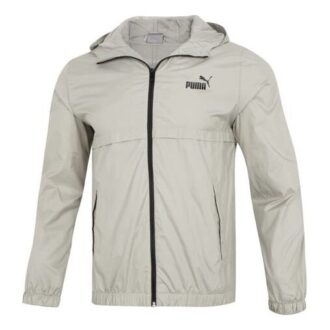 Cortavientos Ess Solid Logo “Gris”